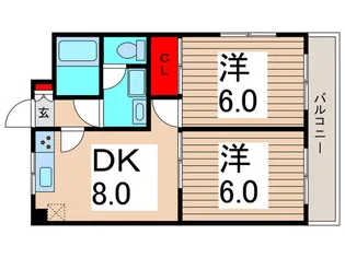 江藤マンション【5階】の間取り