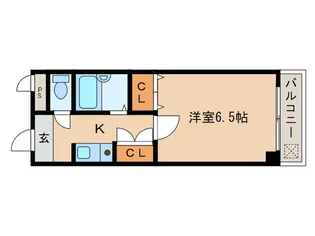 ラ・ヴィ-タ本町【3階】の間取り