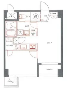 グランドメゾン田町【5階】の間取り