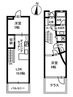 DAMIER-A【2階】の間取り
