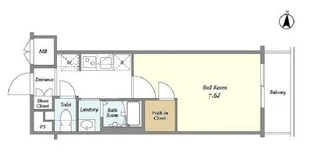 ラティエラ都立大学【2階】の間取り