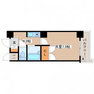 ABRIO HIKARIMACHI【4階】の間取り