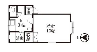 マーセルシャトー【2階】の間取り
