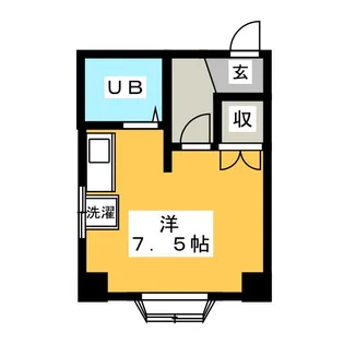 コーポ加藤【4階】の間取り