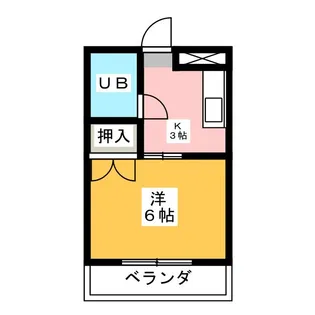 コーポちひろ【3階】の間取り