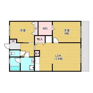 アネックス千里【3階】の間取り