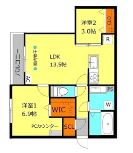 Grand Hills【1階】の間取り