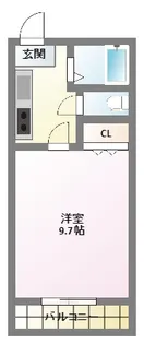 ゴールドサークル小松I【4階】の間取り