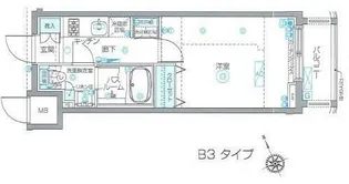ZOOM恵比寿【7階】の間取り