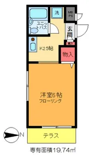 メゾン・ブランシュ【1階】の間取り