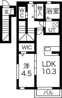 Sun fieldB棟【2階】の間取り