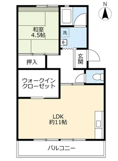 UR箕面粟生第三【2階】の間取り