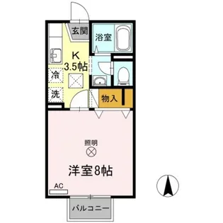 メゾンたちばな C棟【1階】の間取り