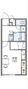 レオパレスワルツ【2階】の間取り
