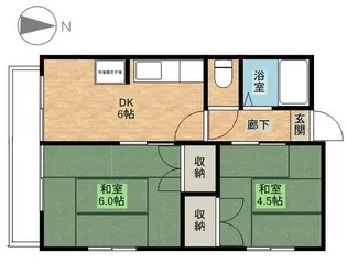 YSフラット2【2階】の間取り