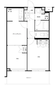 ルーブル大森西【5階】の間取り