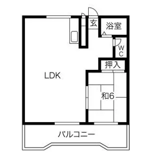 Gフォータン18【1階】の間取り