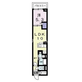 スアヴィス三笠公園ウエスト【3階】の間取り