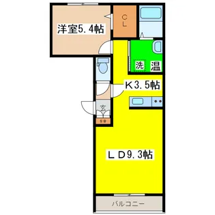 ヴェンツェル【1階】の間取り