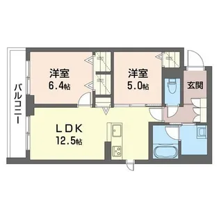 クレスティーク【2階】の間取り