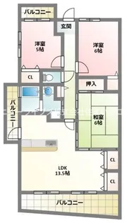 パールメガリス【6階】の間取り