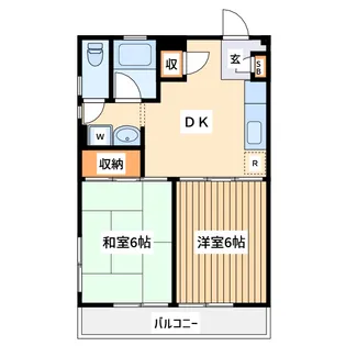 ウィンリットマンション【1階】の間取り