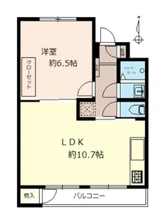 ラフィーネ町田B館【4階】の間取り
