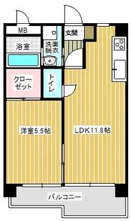 サンハウス光の森【3階】の間取り