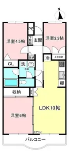 サン・ヒル7【3階】の間取り
