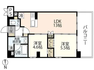 PLACIDO宇品【2階】の間取り