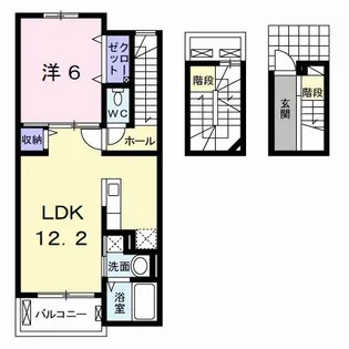 ポルタコスタA【3階】の間取り