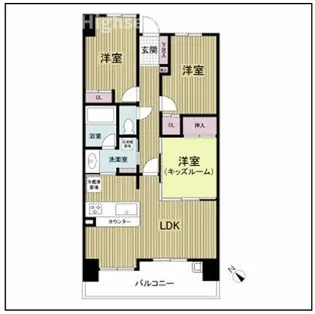 レジディア都島I【12階】の間取り