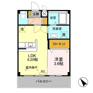 メゾン・ド・ルミエール【2階】の間取り