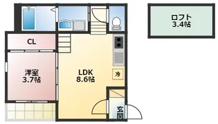 ハーモニック御器所【2階】の間取り