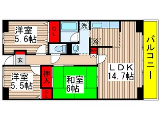 ルーチェ緑が丘【2階】の間取り