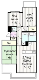 スター・レジデンス三ツ境【4階】の間取り
