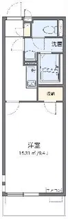 クレイノドミール青梅【3階】の間取り