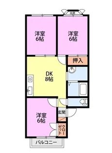 アルトゥーラ青山【1階】の間取り