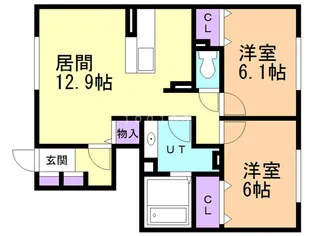 レジデンス直【1階】の間取り