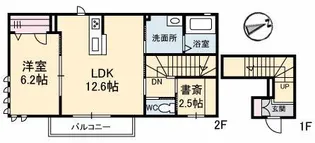 アルトピアーノ京山【2階】の間取り
