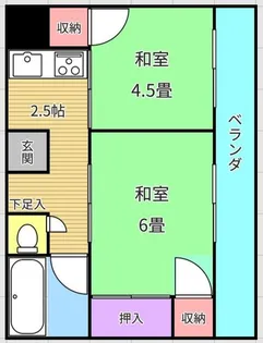 第二丸善ビル【2階】の間取り