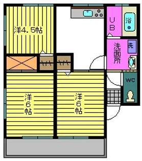 アメニティ21A【1階】の間取り