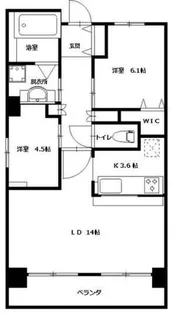 イプセ府中【2階】の間取り