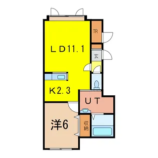 ルーチェIII【1階】の間取り