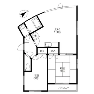 Mゼフィール【3階】の間取り
