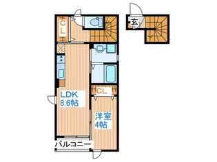 ドゥ・アネッサ Y-II【2階】の間取り