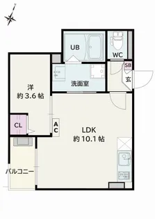 Jack kamishigeharaII【2階】の間取り