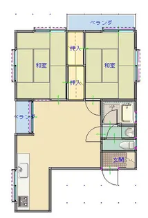 末広第1ビル【4階】の間取り