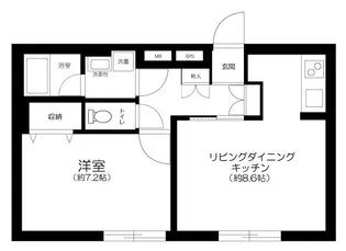 toggle護国寺【3階】の間取り