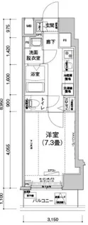 アイル プレミアム文京六義園【9階】の間取り